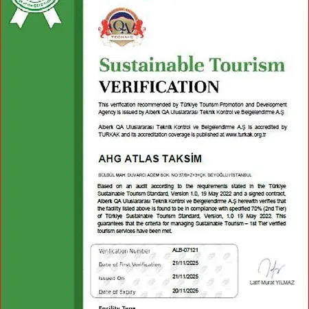 Ahg Atlas Taksim * Isztambul